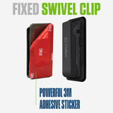 CLIPHDBK - Cellet Universal Heavy-Duty 360° Swivel Belt Clip Holder – 3M  Adhesive, Rotating Phone & Case Clip for Smartphones, Radios, Remotes & More