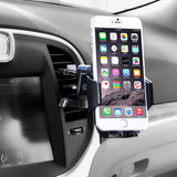PHVENTCN - Universal Air Vent Phone Holder for Car, 360° Rotation Smartphone Mount with Adjustable Grip, Quick Release Button, Secure Cell Phone Stand for iPhone and Android