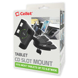 PHCDTAB-  Cellet Tablet CD Slot Mount – Universal Car Tablet Holder for iPad Pro, iPad Mini, Samsung Galaxy Tab, Kindle – Fits Devices Up to 6.8” Wide, 360° Rotation, Secure Lock & Stabilizing Knob