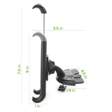 PHCDTAB-  Cellet Tablet CD Slot Mount – Universal Car Tablet Holder for iPad Pro, iPad Mini, Samsung Galaxy Tab, Kindle – Fits Devices Up to 6.8” Wide, 360° Rotation, Secure Lock & Stabilizing Knob