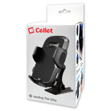 PHD300 - 🚗 Cellet Universal Car & Desk Phone Mount - Strong 3M Adhesive Pad, 360° Rotation, One-Touch Release - Secure Windshield, Dashboard & Countertop Holder for iPhone, Samsung, Android