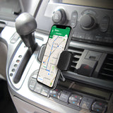 PHVENTE3 - Cellet Car Air Vent Phone Mount with Kickstand | 360° Swivel & 180° Tilt | Secure Knob Lock Grip | Spring Arm Extends to 3.5" | Universal Fit for iPhone, Samsung, GPS Devices