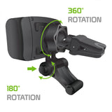 PHVENTE3 - Cellet Car Air Vent Phone Mount with Kickstand | 360° Swivel & 180° Tilt | Secure Knob Lock Grip | Spring Arm Extends to 3.5" | Universal Fit for iPhone, Samsung, GPS Devices