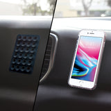 SCUPBK5 - Cellet Multipurpose Mini Suction Cup Mat – 5 Pack | Strong 3M Adhesive | Dashboard, Phone, Battery Pack Holder | Compact 2.3" x 3.3" Grip Pads for Car, Home, & Travel