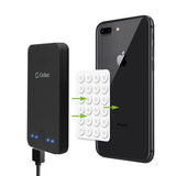 SCUPCL5 - Cellet Multipurpose Mini Suction Cup Mat – 5 Pack | Strong 3M Adhesive | Dashboard, Phone, Battery Pack Holder | Compact 2.3" x 3.3" Grip Pads for Car, Home, & Travel