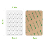 SCUPCL5 - Cellet Multipurpose Mini Suction Cup Mat – 5 Pack | Strong 3M Adhesive | Dashboard, Phone, Battery Pack Holder | Compact 2.3" x 3.3" Grip Pads for Car, Home, & Travel