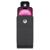 LTERMEDB -  Cellet Teramo Leather Phone Holster with Belt Clip – Compatible with iPhone 16 Pro,  Samsung Galaxy S25 & Similar Sized Phones – 360° Rotating Swivel Clip, Premium Leather Pouch with Magnetic Closure