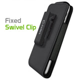 LTERMEDB -  Cellet Teramo Leather Phone Holster with Belt Clip – Compatible with iPhone 16 Pro,  Samsung Galaxy S25 & Similar Sized Phones – 360° Rotating Swivel Clip, Premium Leather Pouch with Magnetic Closure