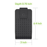 LTERMEDB -  Cellet Teramo Leather Phone Holster with Belt Clip – Compatible with iPhone 16 Pro,  Samsung Galaxy S25 & Similar Sized Phones – 360° Rotating Swivel Clip, Premium Leather Pouch with Magnetic Closure