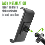 PHC19CN - Cellet Flexible Arm Cup Holder Tablet Mount - Universal Car Cup Base Holder with 360° Swivel & Adjustable Neck for iPad Pro Air Mini, Samsung Galaxy Tab, Surface, & 4.7-9.5 Inch Devices