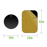 CLCMETALP8 - 8 Heavy Duty Phone Mount Magnets - 4 Rectangle & 4 Round Magnets
