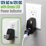 FM3000 - Cellet 120V AC to 12V DC Power Converter Adapter, 3000mA (3A) Output, Cigarette Lighter Socket Plug – Converts Home Wall Outlet to Car Charger Port for Smartphones, GPS, Cameras, Tablets, MP3 Devices