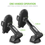 RHSU200 - Cellet Dashboard/Windshield Phone Mount with Telescoping Arm – Adjustable Suction Holder, 360° Rotation, One-Touch Release – Fits iPhone 16/15/14 Pro Max, Samsung Galaxy S25/S24/S23 & More