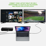 DCHDMI6 - Cellet USB-C to HDMI Cable 6.6FT – 4K 60Hz High-Speed Braided Cord – Compatible with MacBook Pro/Air, iPad Pro, iPhone 16, Samsung, Dell XPS, Chromebook, Nintendo Switch, and More