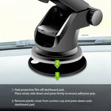 DISK3 - Cellet 3-Pack Reusable Dashboard Mounting Discs – Universal Adhesive Pads for Suction Cup Phone Holders & GPS Mounts