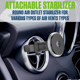 PHMAG12 - Cellet Inc. Magnetic Wireless Car Charger Mount, Fast Charging MagSafe Compatible Phone Holder for iPhone 16/15/14/13/12 Series - Air Vent Mount with Expandable Hook & Adjustable Head