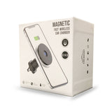 PHMAG12 - Cellet Inc. Magnetic Wireless Car Charger Mount, Fast Charging MagSafe Compatible Phone Holder for iPhone 16/15/14/13/12 Series - Air Vent Mount with Expandable Hook & Adjustable Head