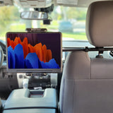 PH360 - Cellet Car Headrest Tablet Holder – 360° Rotating Backseat Mount for 7–10” Devices | Universal Fit for iPads, iPhones, Galaxy Tabs, Nintendo Switch – No Tools Needed