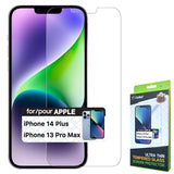 SGIPH13PM - Cellet Tempered Glass Screen Protector for iPhone 14 Plus (6.7-inch) & iPhone 13 Pro Max (6.7-inch) - 9H Hardness, Ultra-Thin HD Clarity, Anti-Scratch, Fingerprint Resistant, Bubble-Free Installation, Case-Friendly Coverage