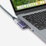 DCCADT - Cellet 90° Right Angle USB-C Adapter (2-Pack), 240W PD Fast Charging, 40Gbps Data Transfer, 4K@240Hz Video Output, USB4/Thunderbolt 3 & 4 Compatible, USB-C Male to Female Connector