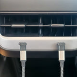 DCCADT - Cellet 90° Right Angle USB-C Adapter (2-Pack), 240W PD Fast Charging, 40Gbps Data Transfer, 4K@240Hz Video Output, USB4/Thunderbolt 3 & 4 Compatible, USB-C Male to Female Connector