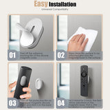 ACMR5 - Magnetic Remote Control Holder Wall Mount, 5 Pack Strong N52 Magnet Remote Organizer, Adhesive Mount for TV Remote, Air Conditioner, Fan, Game Controller & Home Gadgets – Black/Gray/White