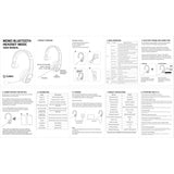 EBBOOMM100 - Cellet Overhead Boom Mic Wireless Headset with Noise Cancelling, Echo Reduction, USB-C Charging, 34H Talk Time, 30ft Range – Adjustable Headband, All-Day Comfort, Wired & Wireless Modes