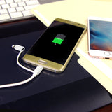 DAAPP5TK - Cellet 2-in-1 Charging & Data Sync Cable – 3.3FT Micro USB & Apple Lightning Connector – MFi Certified for iPhone, iPad, iPod & Android Devices