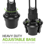 PH650 - Cellet Adjustable Cup Holder Phone Mount – 360° Rotating & Extendable Gooseneck, Universal Car Phone Holder for iPhone, Samsung & More