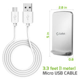 QI300SL - Cellet Adjustable Dual Coil Wireless Charging Stand with Blue LED Power Indicator and Micro USB Cable