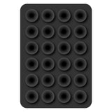 SCUPBK5 - Cellet Multipurpose Mini Suction Cup Mat – 5 Pack | Strong 3M Adhesive | Dashboard, Phone, Battery Pack Holder | Compact 2.3" x 3.3" Grip Pads for Car, Home, & Travel