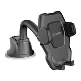 RHSU100 - Windshield/Dashboard Phone Holder Mount – Flexible Gooseneck & Reusable Sticky Suction Pad – Universal Car Phone Holder for GPS Navigation & Hands-Free Use