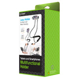 PHNEC - Multifunctional Holder for Tablets and Smartphones up to 4-10” with 360 Degree Rotation and Magnetic Plate, Lazy Holder for Neck and Waist Hanging - by Cellet