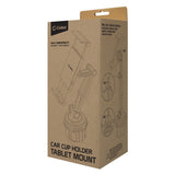 PH620 -  Cellet Heavy Duty Cup Holder Mount for Tablet Smartphone - 360° Swivel, Expandable Base Car Holder for iPad iPhone Samsung Galaxy & All Smartphones