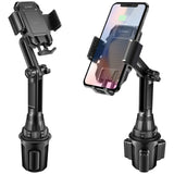 PH630  - Cellet Adjustable Cup Holder Phone Mount – Universal Car Cradle with 360° Rotation, One-Touch Release, and Expandable Base – Compatible with iPhone, Samsung, and More