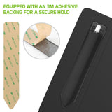 STHOLDER2 - Stylus/Pen Holder with Elastic Pocket Sleeve and 3M Adhesive Back Compatible to Apple iPad, iPad Mini, iPad Air, iPad Pro, Tablets and more - 2-Pack