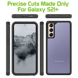 CCSAMS21PHBK - Samsung Galaxy S21 Plus, Slim Transparent and Scratch Resistant Case Compatible to Samsung Galaxy S21 Plus
