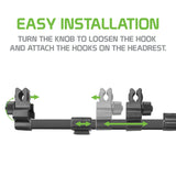 PH360 - Cellet Car Headrest Tablet Holder – 360° Rotating Backseat Mount for 7–10” Devices | Universal Fit for iPads, iPhones, Galaxy Tabs, Nintendo Switch – No Tools Needed