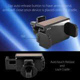 PHSOL188 - Cellet Solar Powered Car Phone Mount for Air Vent – Auto Touch Release & Lock Cradle, 360° Rotation, USB-C Powered (No Phone Charging) – Compatible with iPhone, Samsung, Pixel, Motorola