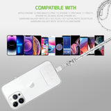 STLANY02 ~ Cellet 2-Pack Universal Phone Lanyard with Adjustable Nylon Neck Strap - Secure Tether Pad Compatible with All Smartphones - Hands-Free Carrying for Travel, Shopping, Hiking