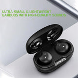 EB400-Cellet Wireless Earbuds, Premium In-Ear Wireless Earbuds with Charging case, Voice Notifications and Built-in Microphone and Type C USB charging cable Compatible to Wireless Enabled Devices - Black