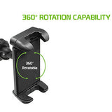 PH360 - Cellet Car Headrest Tablet Holder – 360° Rotating Backseat Mount for 7–10” Devices | Universal Fit for iPads, iPhones, Galaxy Tabs, Nintendo Switch – No Tools Needed